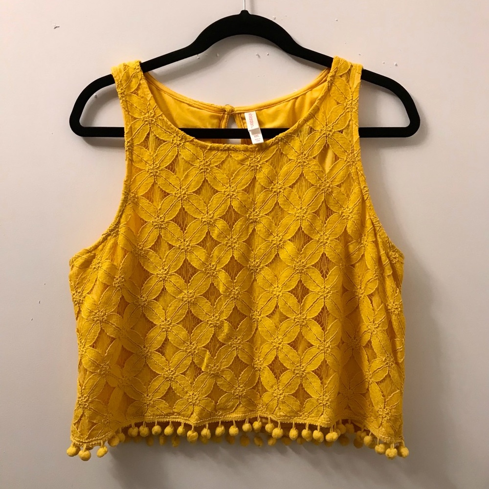 Xhilaration Women’s Crop Sleeveless Top; Size XXL